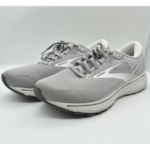Brooks Womens Ghost 14 1203561D089 Gray Running Shoes Sneakers Size 10 D Wide